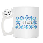 Кружка с футбольным мячиком