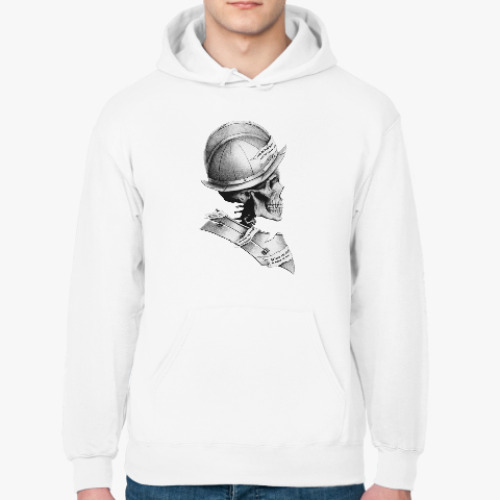 Толстовка худи с принтом Воин-рыцарь