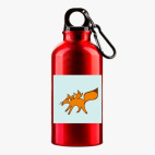 Металлическая бутылка 400 мл UV-DTF