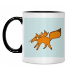 Кружка двухцветная