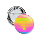 Значок 37 мм Juicy sunset