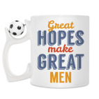 Кружка с футбольным мячиком