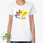 Женская футболка органик