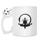 Кружка с футбольным мячиком