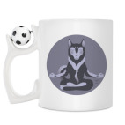 Кружка с футбольным мячиком