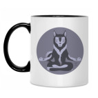 Кружка двухцветная