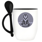 Кружка с ложкой