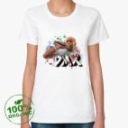 Женская футболка органик