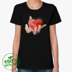 Женская футболка органик