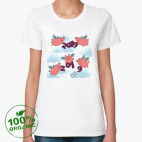 Женская футболка органик