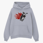 Толстовка худи оверсайз