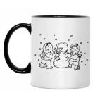 Кружка двухцветная