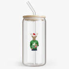 Банка с бамбуковой крышкой