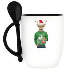 Кружка с ложкой