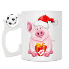 Кружка с футбольным мячиком