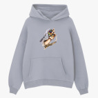 Толстовка худи оверсайз