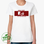 Женская футболка органик