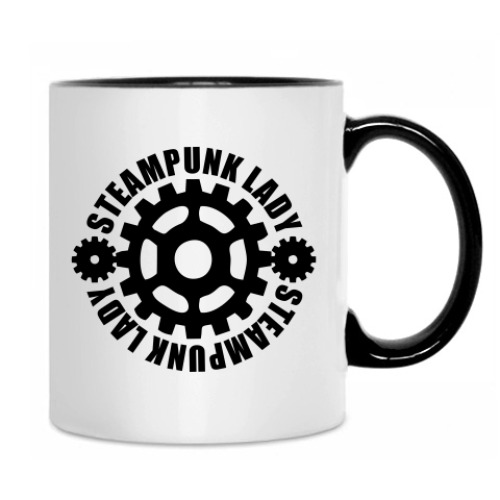 Кружка 'Стимпанк леди'