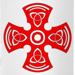 Крест тамплиера с девизом