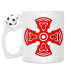 Кружка с футбольным мячиком