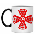 Кружка двухцветная