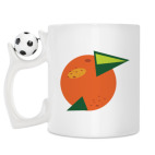 Кружка с футбольным мячиком