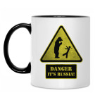 Кружка двухцветная