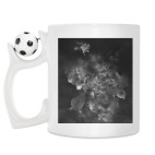 Кружка с футбольным мячиком