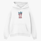 Толстовка худи оверсайз