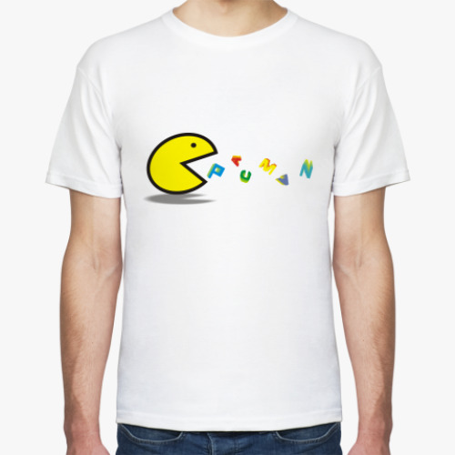 Футболка с принтом pacman