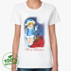 Женская футболка органик