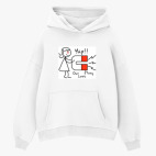 Толстовка худи оверсайз