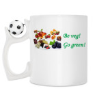 Кружка с футбольным мячиком