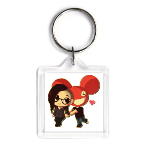 Брелок с принтом Skrillex