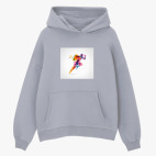 Толстовка худи оверсайз