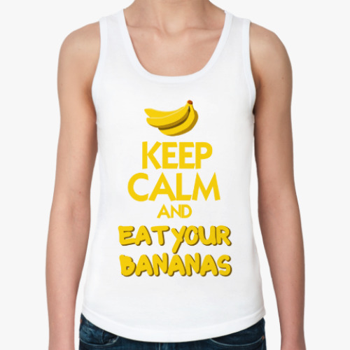 Женская майка EAT YOUR BANANAS