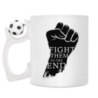 Кружка с футбольным мячиком