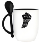 Кружка с ложкой