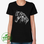 Женская футболка органик