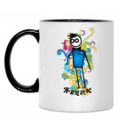 Кружка двухцветная