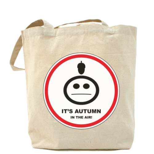 Сумка шоппер с принтом 'Времена года'