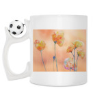 Кружка с футбольным мячиком