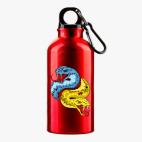 Металлическая бутылка 400 мл UV-DTF