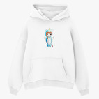 Толстовка худи оверсайз