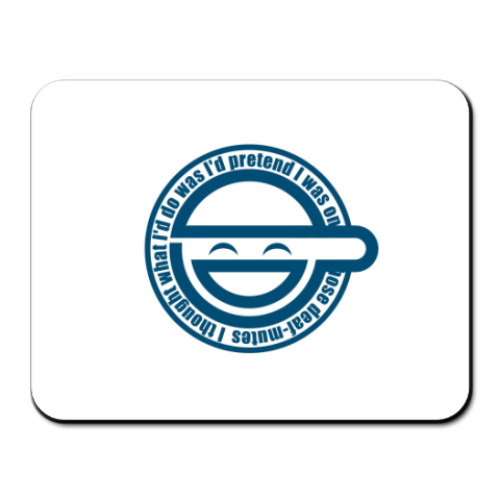 Коврик для мыши  Laughing Man