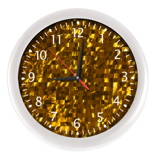 Настенные часы с принтом Текстура