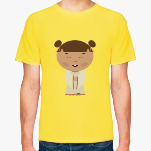 Футболка с принтом Японская девочка