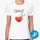 Женская спортивная футболка