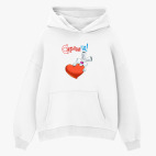 Толстовка худи оверсайз