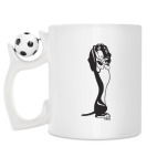 Кружка с футбольным мячиком